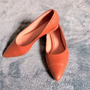 Cognac leather women’s flats from Nordstrom’s